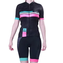 Summer Women Short Sleeve Cycling Jersey Anti-sweat Sportswear Breathable Cycling Clothing Bike/Bicycle Wear Cycling Sets Suits