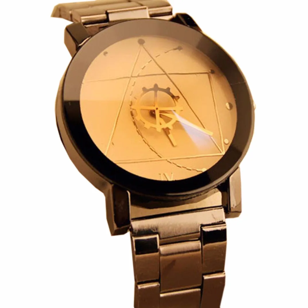 Горячая Новое поступление Роскошные модные часы из нержавеющей стали женские Кварцевые аналоговые наручные часы bayan kol saati - Color: White