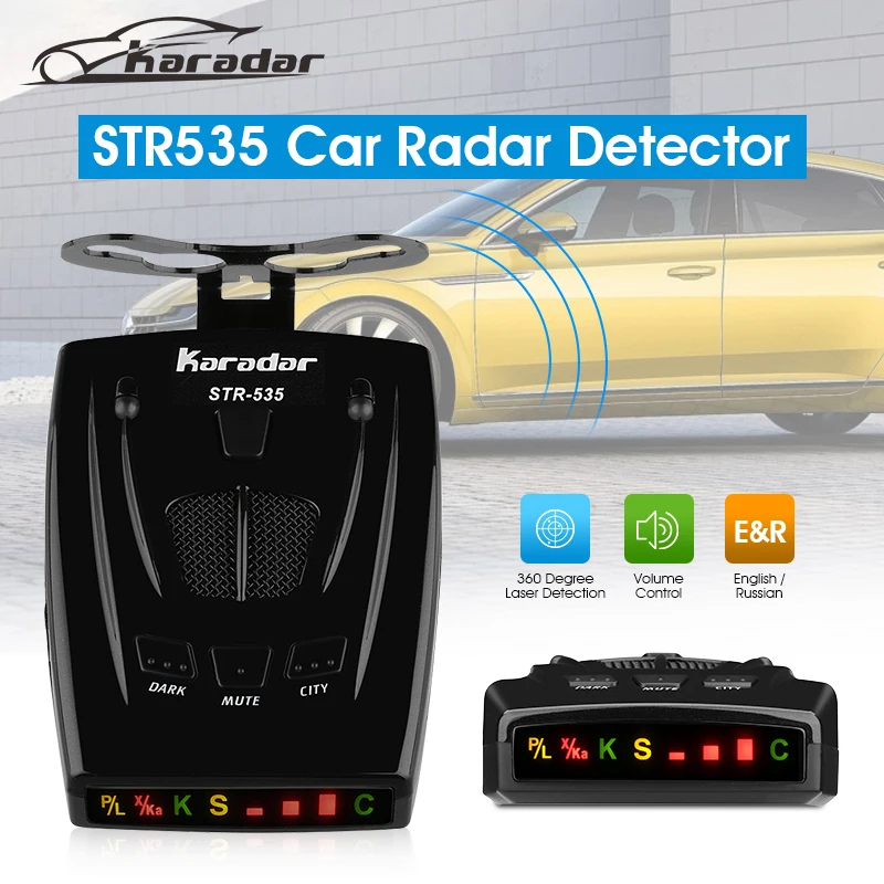 imágenes para KARADAR STR535 Strelka Radar Detector Rusia 16 Marca Pantalla LED Láser Coche Anti Radar Detector Rusia e Inglés de la policia versión imágenes para KARADAR STR535 Strelka Radar Detector Rusia 16 Marca Pantalla LED Láser Coche Anti Radar Detector Rusia e Inglés de la policia versión
