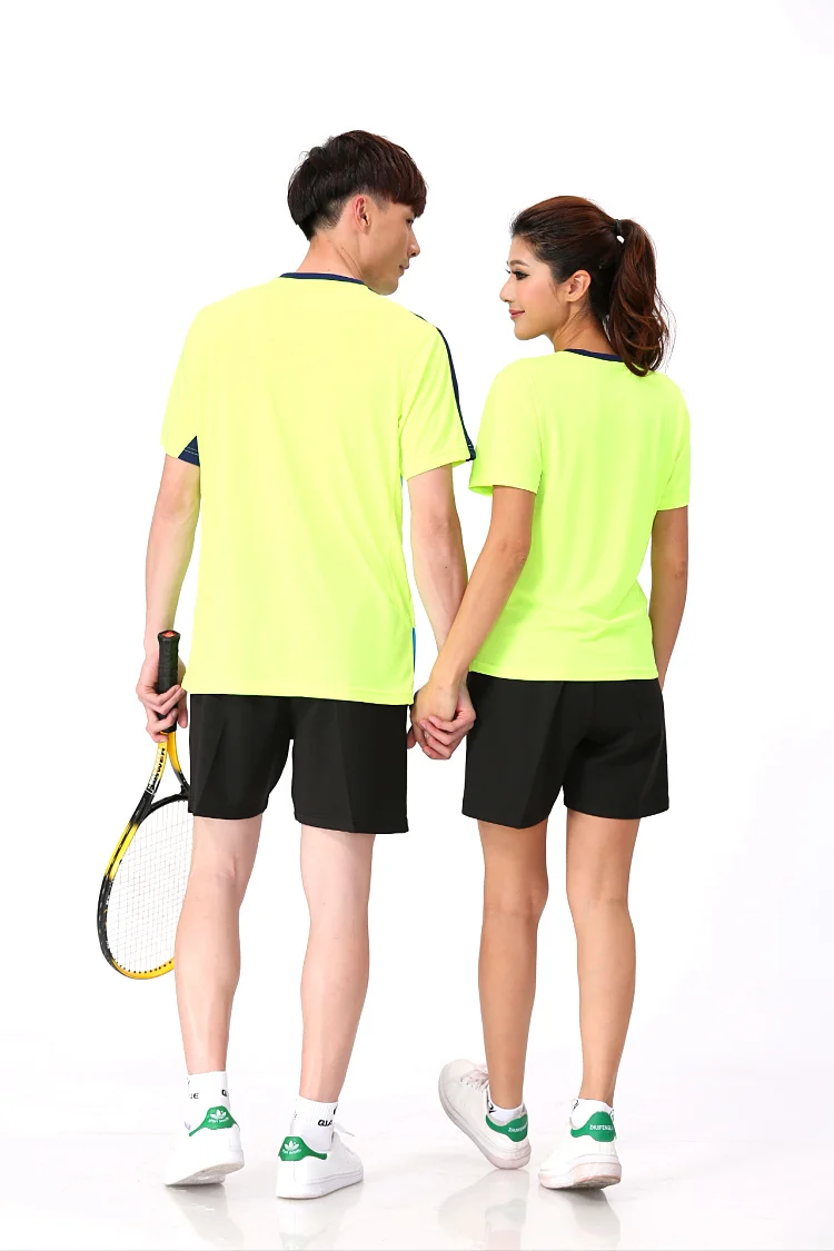 Ограниченное по времени предложение, профессиональные рубашки унисекс для бадминтона, дышащие майки для настольного тенниса, спортивные футболки, одежда для тенниса