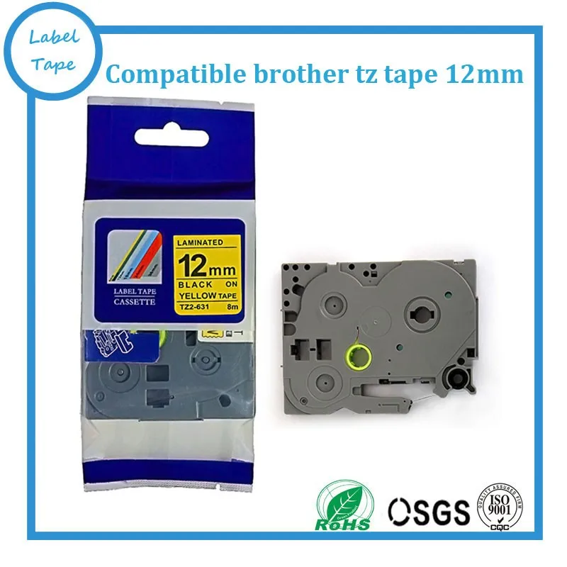 Cheap price Tz631 Tze 631 Tze 631 12mm Compatible Brother Tze Ptouch