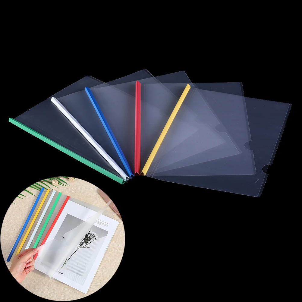 

5pcs/lot double-layer Insert Test Paper Booklet Folder A4 Document Storage Filing Products