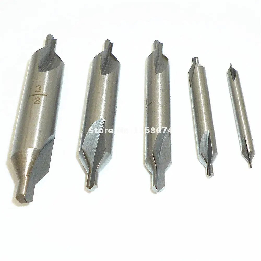 A HSS High Speed Steel Center Drill Countersinks 60° Angle Bit Tool 5//16/'/'