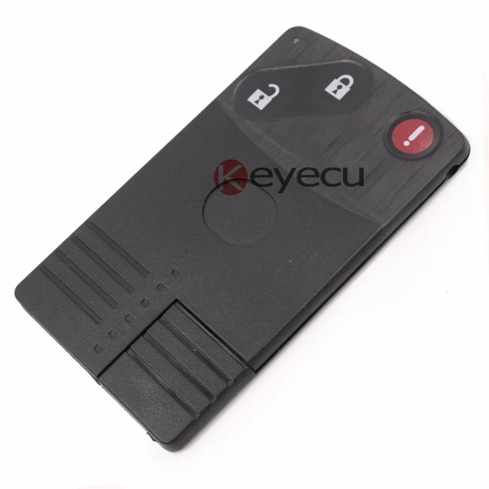 Keyecu REPLACEMENT Shell Smart Card Remote Key Case Fob for font b MAZDA b font CX