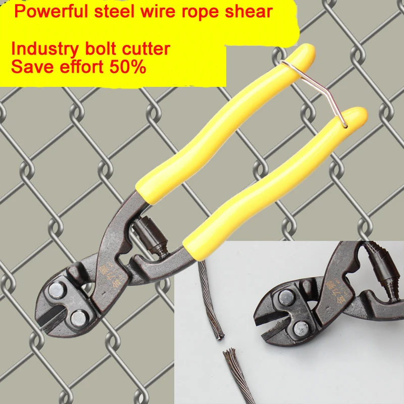 Free shipping High Quality Mini heavy bolt cutters camber line clamp
