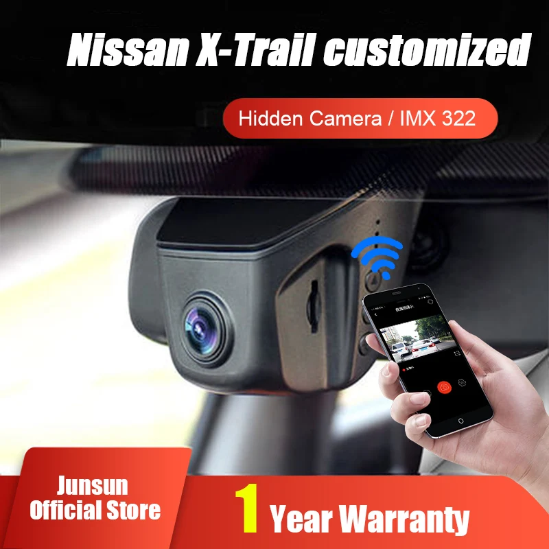 Junsun WiFi Dash Camera Car DVR Wireless Video Record For Nissan X