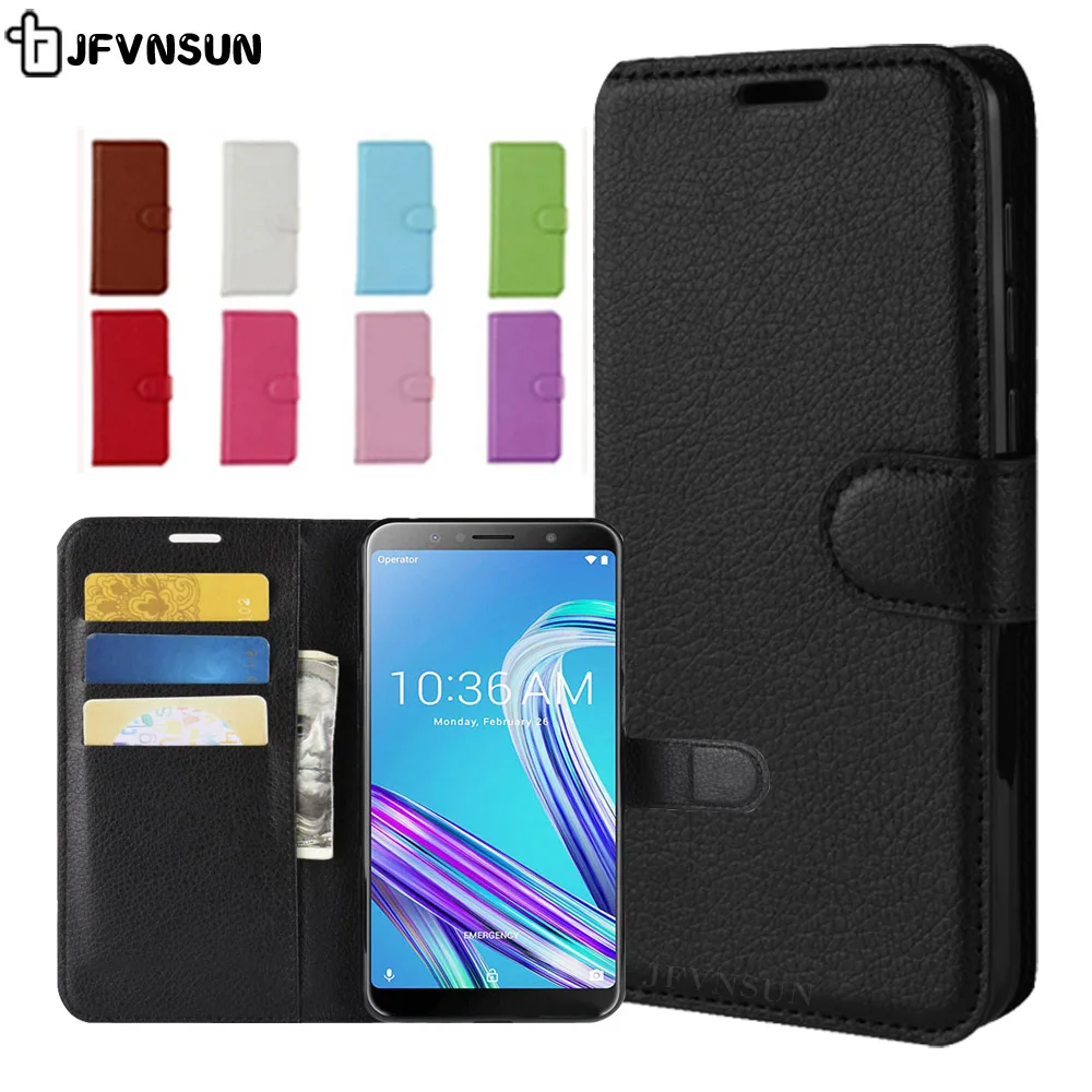 

zenFone Max Pro M1 ZB601KL Case Flip 6.0 inch Magnetic Wallet Leather Book Case on For Asus ZenFone Max Pro M1 ZB601KL Cover