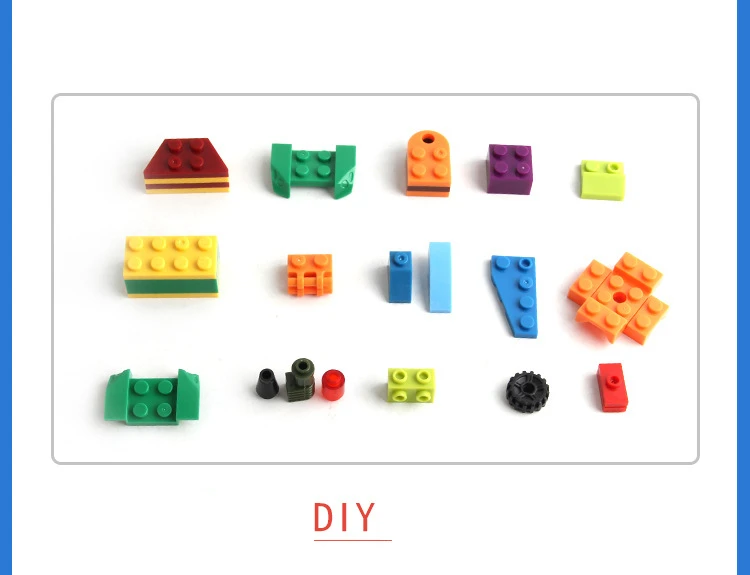 Модель Строительство Наборы 1000 шт. высокое качество укладки блоков детский день подарки Brinquedos