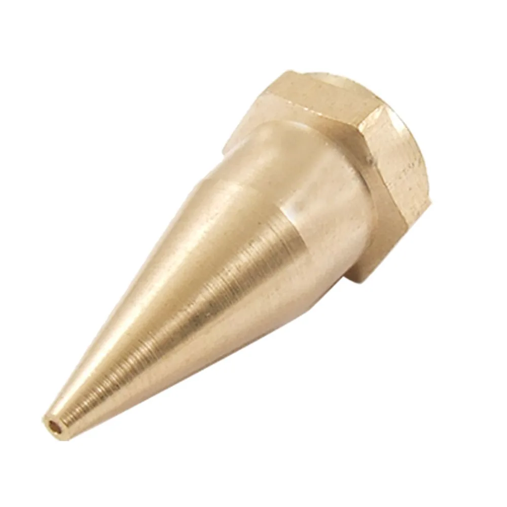 Female Threaded Brass 11/64" Tip Grease Gun Coupler Conical Nipple Connector Gold Tone in Pipe