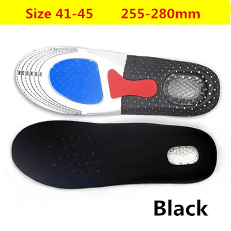 Plus Size Silicone Arched Insoles Multi-Sport Orthotic Insole Comfort Sweat Deodorant Massage Shock Absorber Basketball Insoles (3)