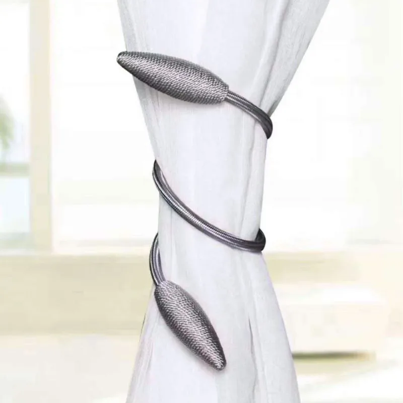 

Europe Style Curtain Buckles Decorative Accessories Simple Curtain Tie Ring Strapped Twister Rope For Curtain Decoration