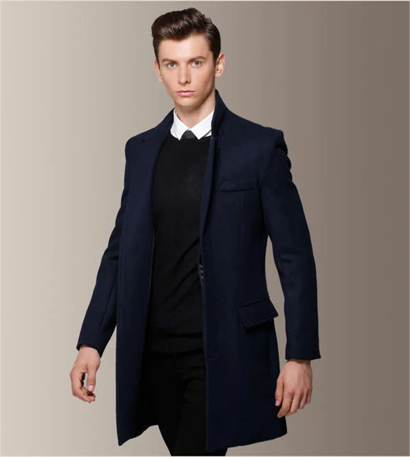 Man Overcoat Trench Coat Red Blends Wine Long Men Winter Dress Man Overcoat Trench Coat Red Blends Wine Long Men Winter Dress Manteau Homme Abrigo Gabardina Hombre A754 In Wool From S Clothing
