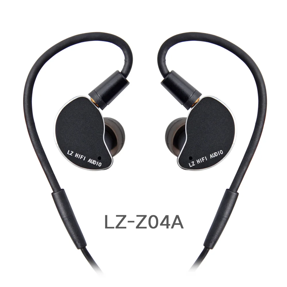 LZ Z04A наушники-вкладыши динамический привод HIFI IEM металлическая гарнитура вкладыши со съемным разъемом MMCX кабель MMCX съемный