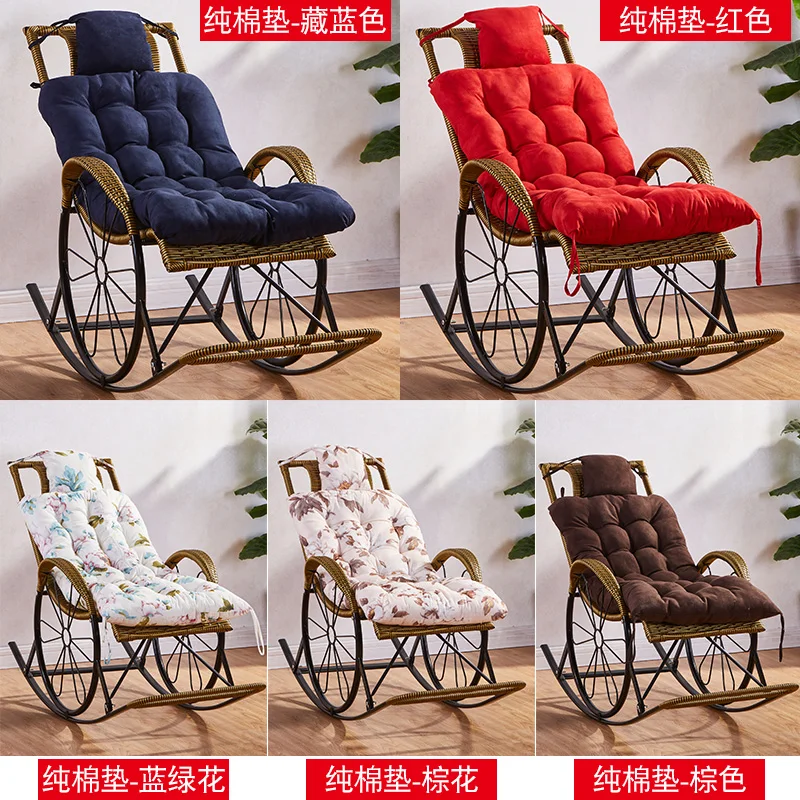 1В Тростниковое кресло для взрослых, кресло-качалка, кресло-качалка, ленивый стул, кресло-качалка для пожилых людей, легкое кресло - Цвет: (