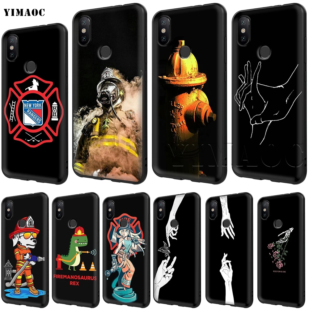 

YIMAOC Firefighter Heroes Fireman TPU Case for Xiaomi Redmi mi Note MAX 3 6 6A 7 mi6 mi8 9 se a1 a2 Pro Lite go pocophone f1