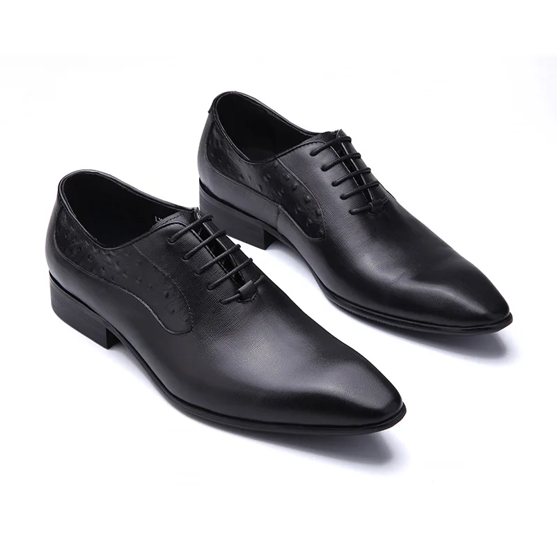 Весенне-летняя деловая дизайнерская обувь для мужчин из воловьей кожи высокого качества; Мужские модельные туфли из натуральной кожи в