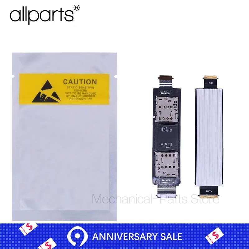 

100% TESTed ALLPARTS Warranty Dual SIM Flex Cable for ASUS Zenfone 5 SIM Card Reader Slot Replacement A500CG A501CG T00J