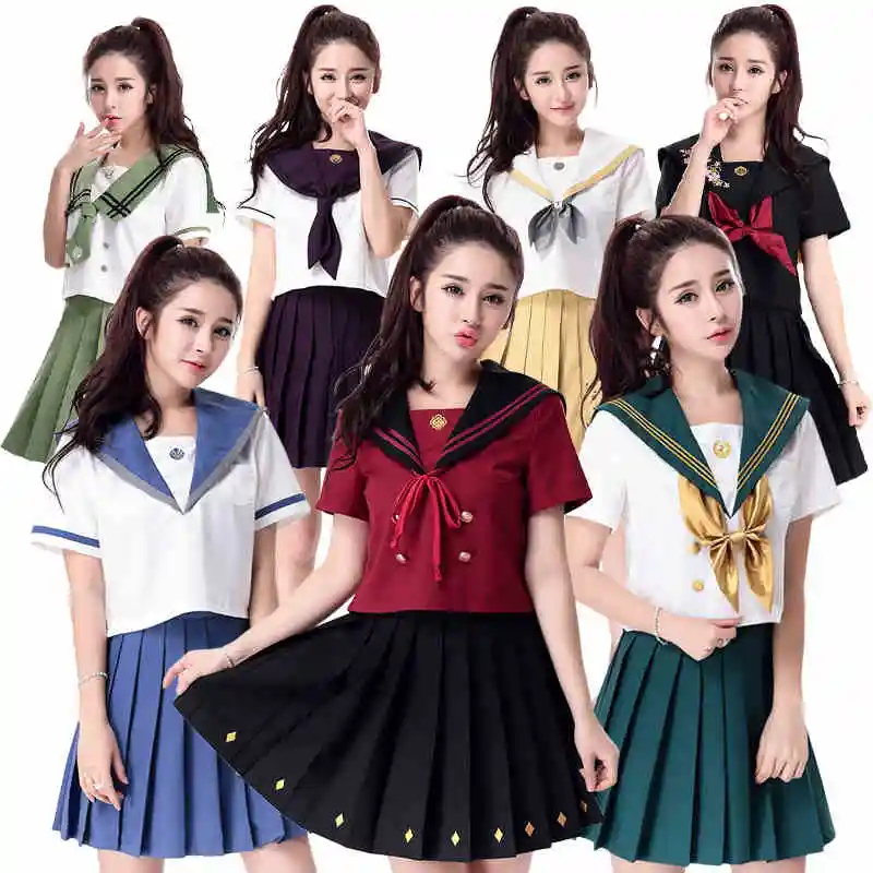 Free Shipping Sale High College Student Uniforms Japan Korea British