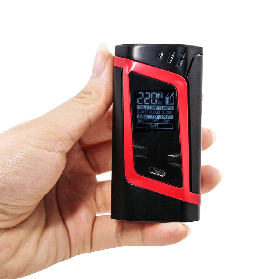 Оригинальный SMOK alien TC Box Mod 220 Вт электронная сигарета Vape для TFV8 большой детский