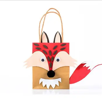 

Children DIY Handmade Toys Kids Cartoon Animal Bag Paper Bag for Kindergarden School Educational Toys