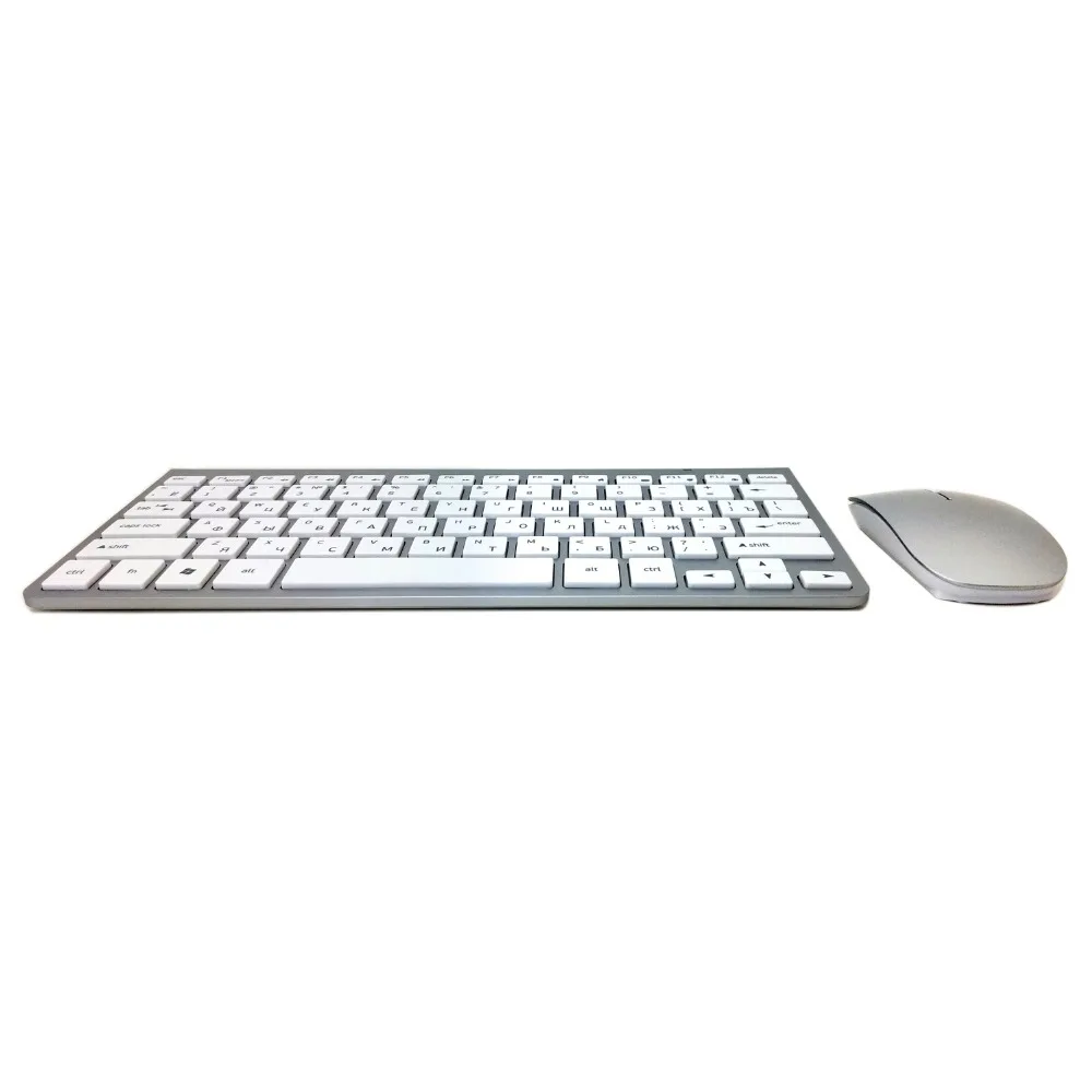 combo 2.4g sem fio mouse para apple