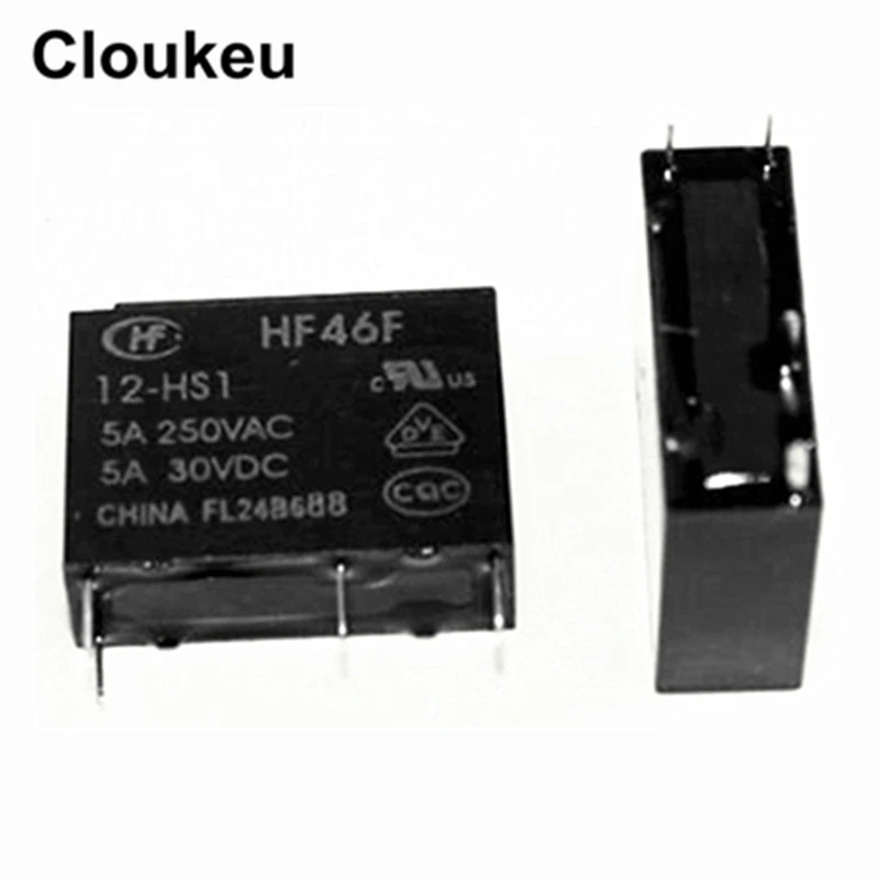 HF46F-12-HS1 12V 5A Relay DIP4 G5NB AC5N ALDP | Обустройство дома