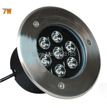 

FREE SHIPPING Colors 7W Waterproof IP67 LED Outdoo Garden FLOOD Light Spot Underground Lamp outdoor lighting 20 PCS per lot