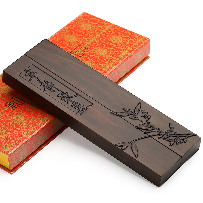 Chinese Style Calligraphy Paperweight Wooden Paperweights Carving