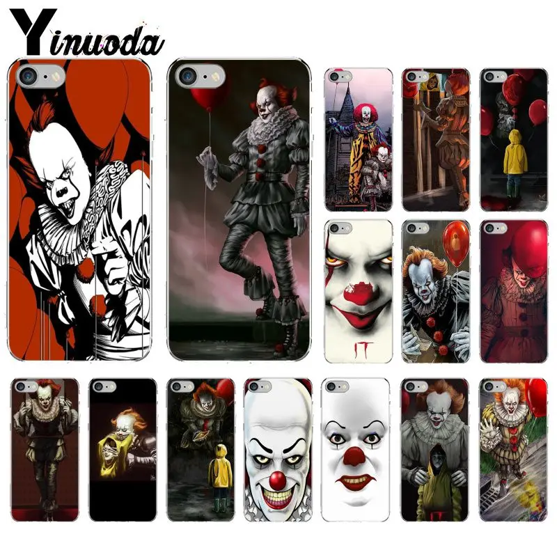 

Yinuoda Pennywise De Clown Horror DIY Painted Beautiful Phone Accessories Case for iPhone X XS MAX 6 6S 7 7plus 8 8Plus 5 5S XR