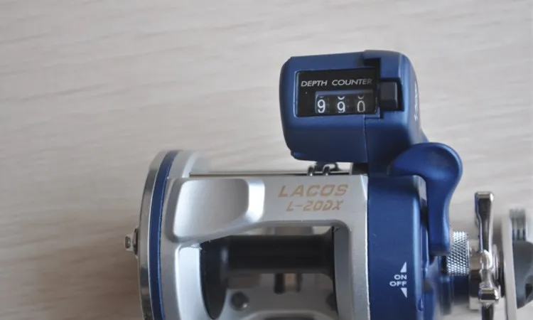 Carretel de Pesca Esquerda e Direita Lidar com - Preço por Atacado Barco Trolling Roda - Tambor Carretel Contador L-30dx--3bb 5 Carretilhas de pesca
