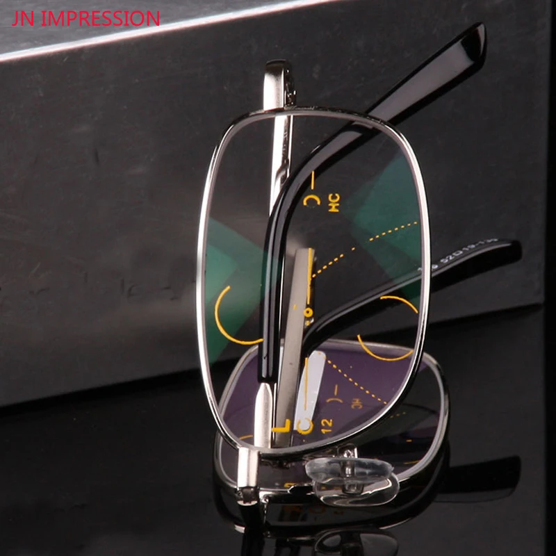 JN IMPRESSION Smart Zoom Folding Multi focal Progressive Titanium Alloy