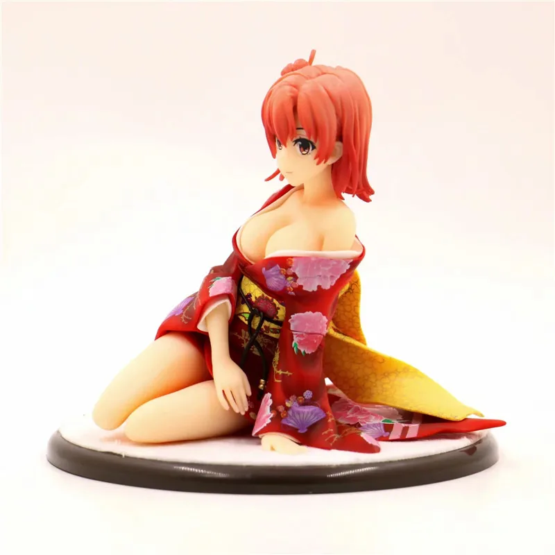 1/6 масштаб сексуальные аниме фигурки девушка YUIGAHAMA YUI кимоно Ver. Жесткая грудь