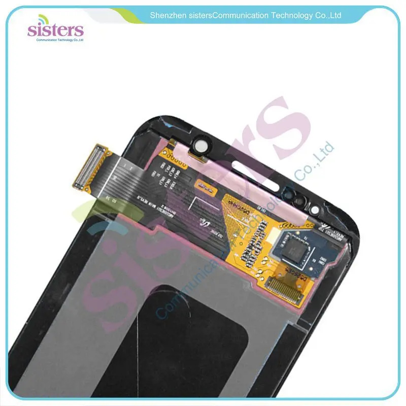 SAM1114  Free shipping Wholesale High Quality White Color Display Touch Screen Digitizer For Samsung Galaxy S6 LCD  G9200 (6)