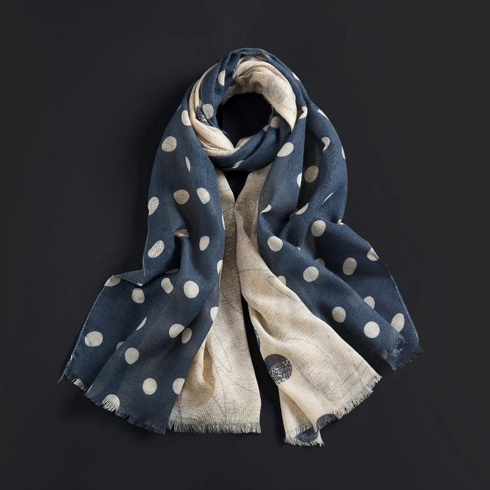 Buy Dot Scarf Women Double Side Thick Scarves Winter