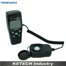 Цифровой светильник измеритель уровня 200000 люкс измерительный Белый светодиодный Люксметр TENMARS TM201L
