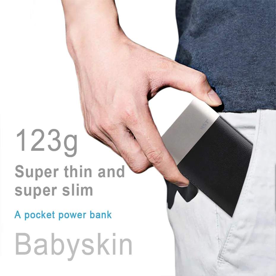WST Slim Real 6000mAh Power Bank PoverBank Battery Pack Mobile External Battery Powerbank For Xiaomi Samsung Phone Powerbank (10)