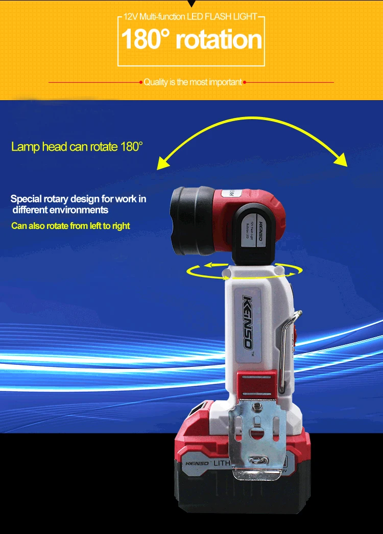 Keinso 12V электроинструменты угловая шлифовальная машина и светодиодный светильник с двумя литиевыми батареями и одним зарядным устройством