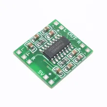 5 pçs/lote PAM8403 Super mini placa amplificador digital classe D bordo amplificador de potência em miniatura 2*3 w alta 2.5-5 v USB