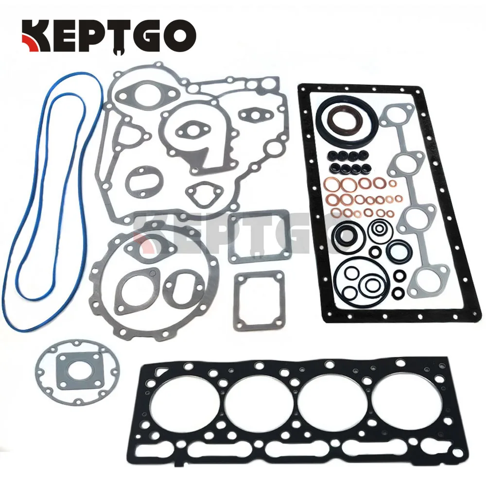 V1505 Комплект прокладок для экскаватора Kubota KX71 KX91 Верхняя Нижняя часть двигателя