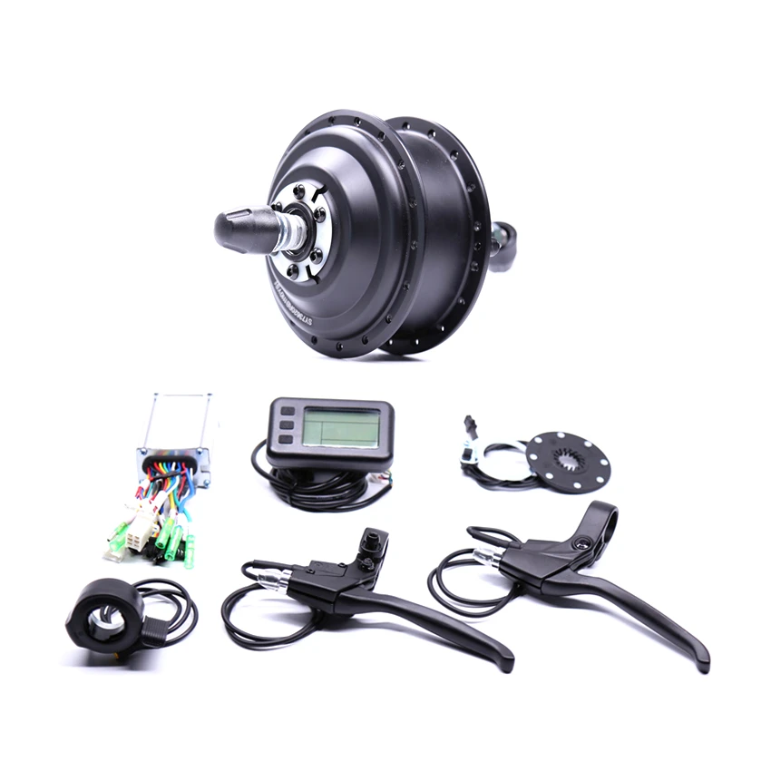 2017 Electric 36v350w Front/rear Electric Bike Conversion Kit Brushless Hub Motors with ebike