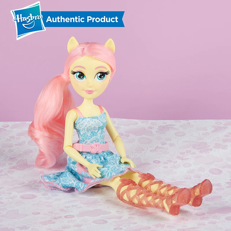 Hasbro My Little Pony мой маленький пони 11-дюймовый всех цветов радуги; платье Флаттершай Сумерки Классическая Модная Кукла коллекционная подарок ПВХ фигурки