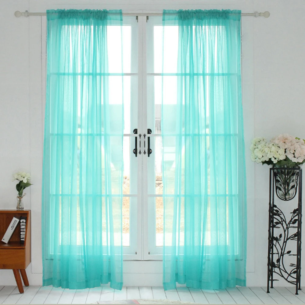 Tratamiento de ventana romántico todo-fósforo boda cortinas de techo suave Multi Color persianas cortinas para sala de estar tul A184-40 Tratamiento de ventana romántico todo-fósforo boda cortinas de techo suave Multi Color persianas cortinas para sala de estar tul A184-40