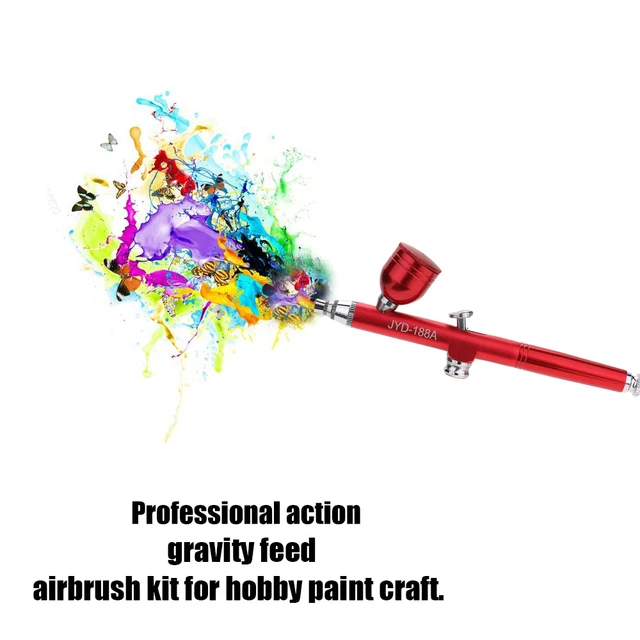 Portable Mini Size Spray Pump Pen Air Compressor Set for Art Painting Tattoo Craft Cake Spray Model Beautiful Airbrush Kits