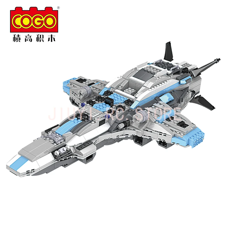 

1526Pcs COGO15050 Spaceship Educational Building Blocks Toys For Children Gifts compatible with Legoe Star War Heroes Weapon