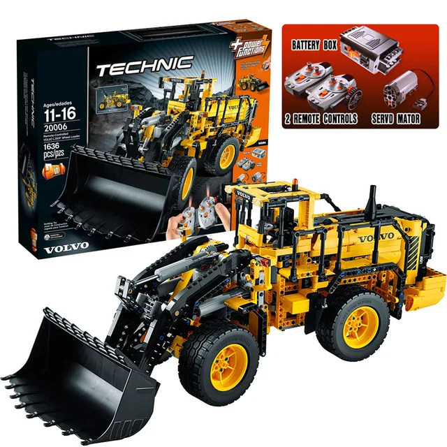 

LEPIN 20006 Technic Series 1636pcs Volvo L350F Wheel Loader Model Building Kit Educational Blocks Bricks Toys for Children 42030