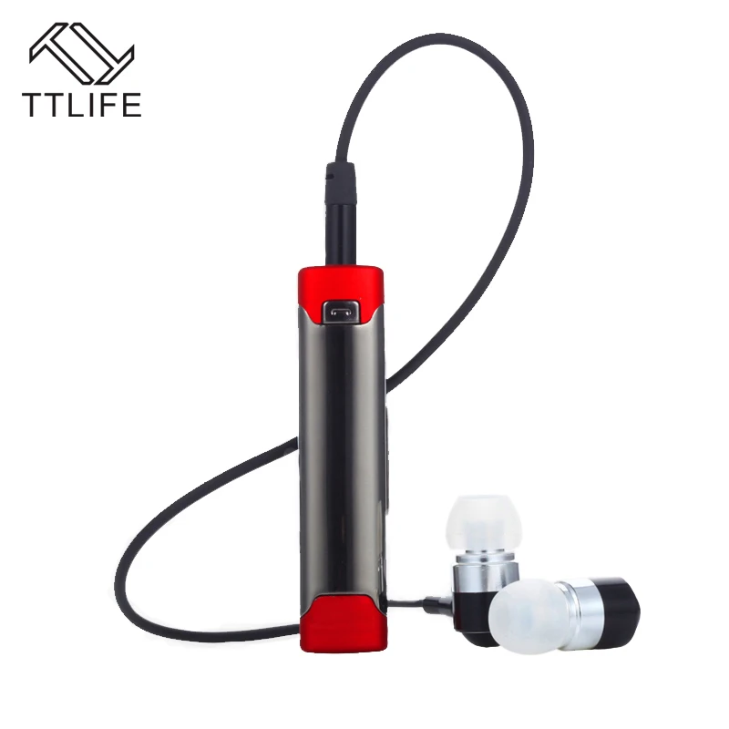 TTLIFE HiFi Sport Earphone Heavy Bass Lavalier Auricular Wireless Bluetooth Headphones Mini Earbuds Stereo Headset for iPhone 7