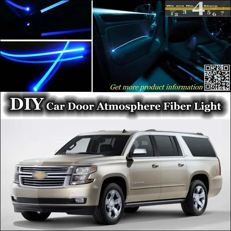 Us 21 85 13 Off For Chevrolet Suburban Interior Ambient Light Tuning Atmosphere Fiber Optic Band Lights Inside Door Panel Illumination Tuning In