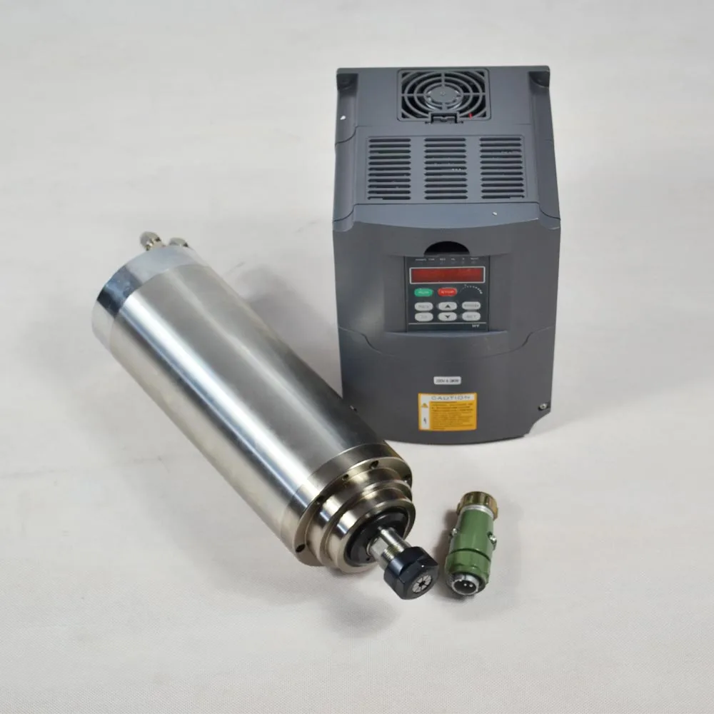 

CNC spindle 4kw 380v water cooled ER20 SPINDLE MOTOR for milling machine and AND mataching frequency inverter motor