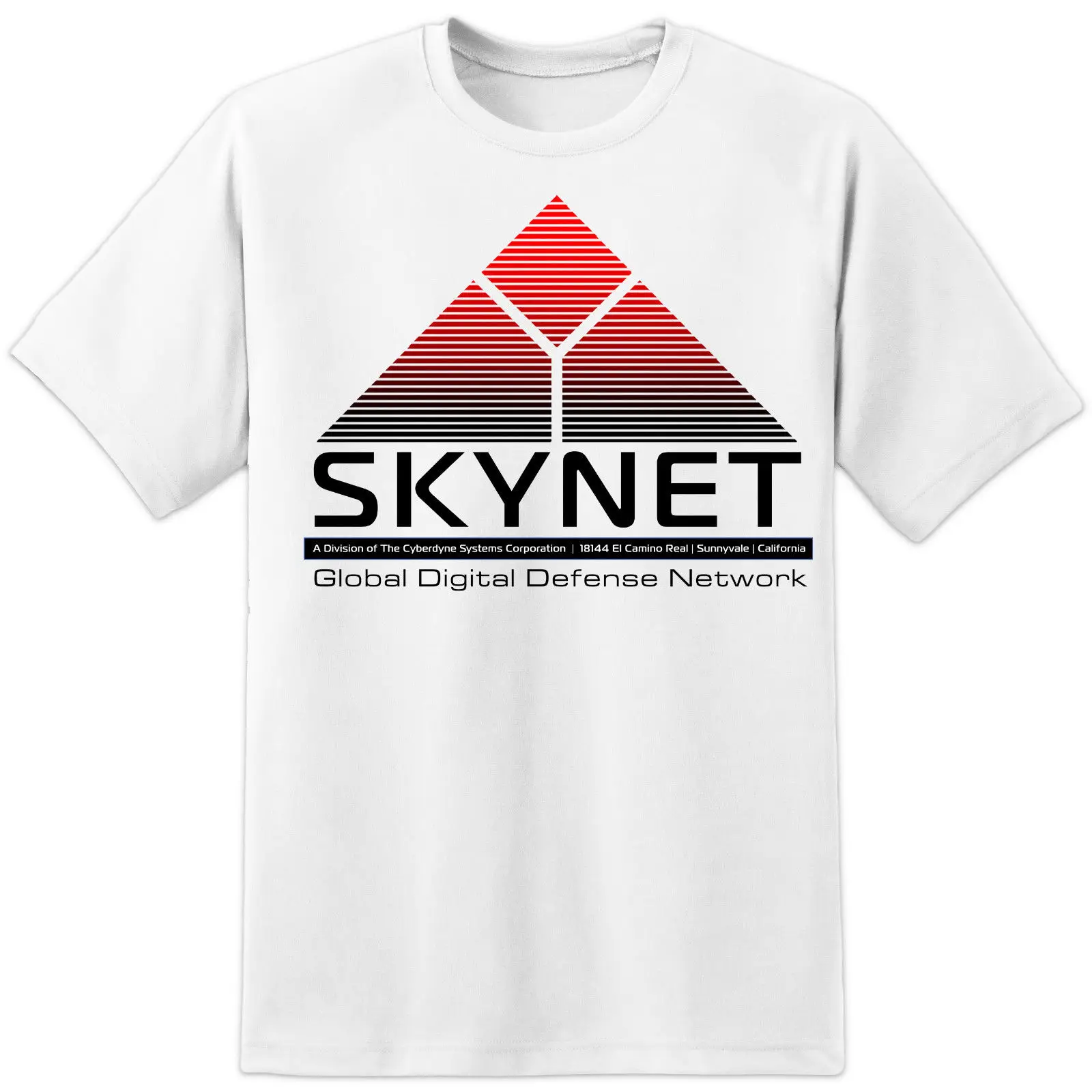 

SKYNET Cyberdyne Systems Terminator Logo Movie T Shirt (S-3XL) Predator Aliens Short Sleeve Round Neck T-Shirt Promotion