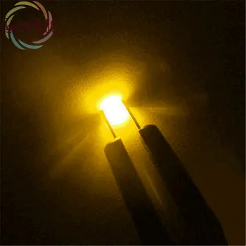 

100pcs High Quality 0805 SMD/SMT Chip Yellow LED 585-595nm Ultra Bright Light Emitting diode Suitable for DIY Car and Toys